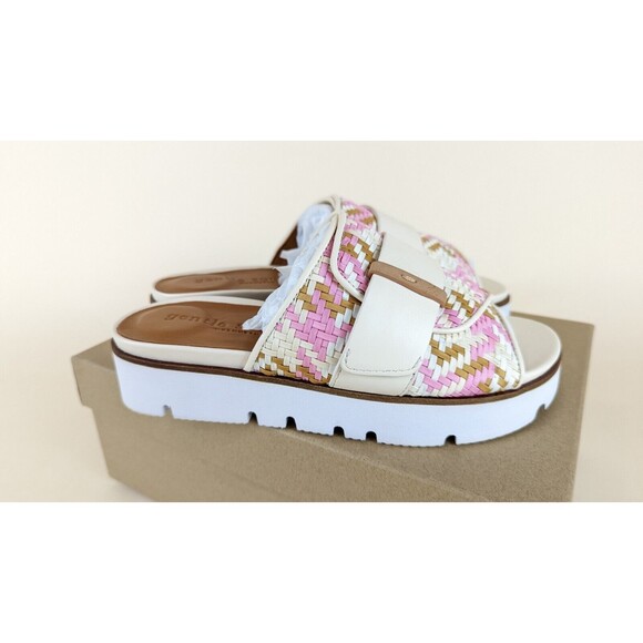Gentle Souls Lavern Strap Slides Platform Sandal Womens 7.5M Pink Shoes $189 NWB - Picture 5 of 7